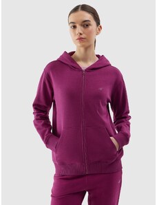 4F Sieviešu sporta jaka ar kapuci - violeta