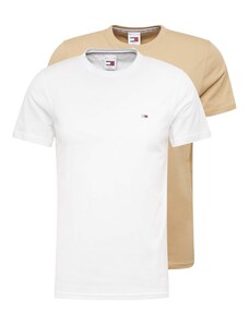 Tommy Jeans T-Krekls smilškrāsas / balts
