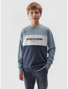 4F Zēnu sporta džemperis bez kapuces - zils