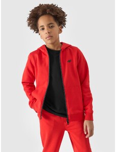 4F Zēnu sporta jaka ar kapuci - oranža