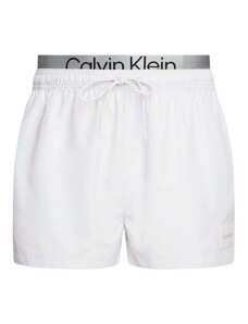 Calvin Klein Swimwear Peldšorti pelēks / melns / balts