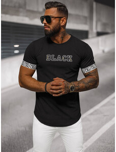 Vīriešu t-krekls melns OZONEE O/T7571