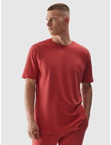 4F Vīriešu t-krekls oversize no organiskās kokvilnas - koraļļu