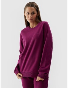 4F Sieviešu sporta džemperis bez kapuces - violets