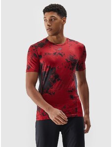 4F Vīriešu treniņu krekls no otrreizēji pārstrādātiem materiāliem - sarkans