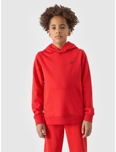 4F Zēnu sporta džemperis hūdijs - oranža