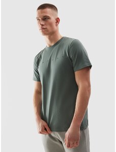4F Vīriešu t-krekls regular no organiskās kokvilnas ar apdruku - hākija