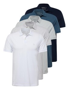 Abercrombie & Fitch T-Krekls jūraszils / tumši zils / raibi pelēks / gandrīz balts