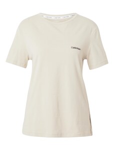 Calvin Klein Underwear Pidžamas krekls bēšs / melns