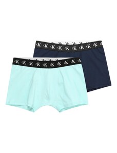 Calvin Klein Underwear Peldšorti tumši zils / ūdenszils / melns / balts