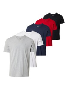 HOLLISTER T-Krekls tumši zils / raibi pelēks / sarkans / melns / balts