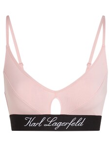 Karl Lagerfeld Krūšturis 'Hotel' rožkrāsas / melns / balts