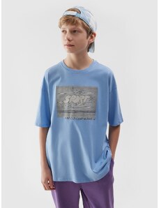 4F Zēnu t-krekls ar apdruku - zils