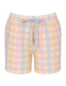 TRIUMPH Pidžamas bikses debeszils / gaiši oranžs / gaiši rozā / balts