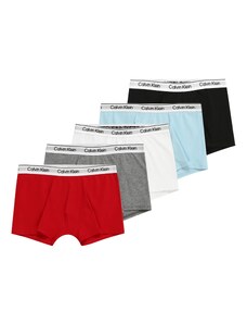 Calvin Klein Underwear Apakšbikses debeszils / pelēks / sarkans / melns / balts