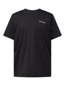 COLUMBIA Sporta krekls 'Explorers Canyon' debeszils / gaiši zaļš / gaiši oranžs / melns