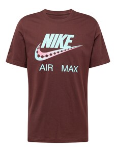 Nike Sportswear T-Krekls 'DAY FUTURA' kastaņbrūns / piparmētru / vecrozā
