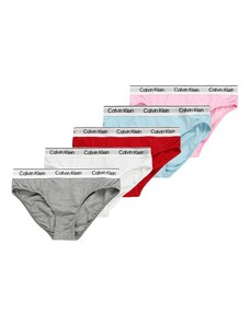 Calvin Klein Underwear Apakšbikses debeszils / raibi pelēks / gaiši rozā / sarkans / balts