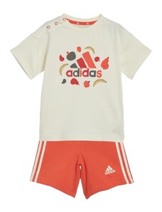 ADIDAS SPORTSWEAR Sporta tērps 'Essentials' jauktu krāsu / oranžsarkans / balts