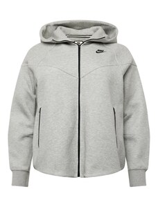 Nike Sportswear Sportiska tipa jaka raibi pelēks / melns