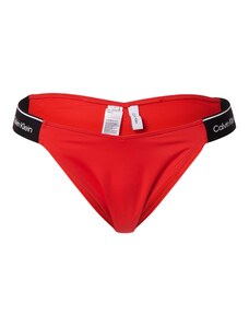 Calvin Klein Swimwear Bikini apakšdaļa 'META LEGACY' sarkans / melns / balts
