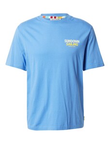 SCOTCH & SODA T-Krekls dūmu zils / gaiši dzeltens / balts
