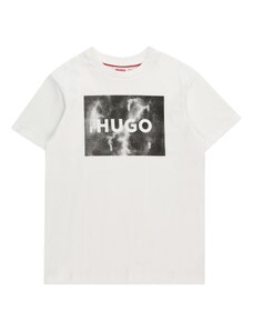 HUGO T-Krekls tumši pelēks / melns / balts