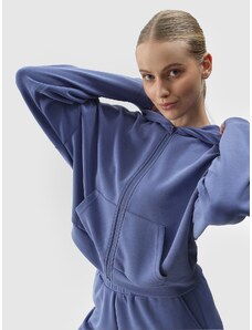 4F Sieviešu sporta jaka ar modāla piedevu - tumši zila