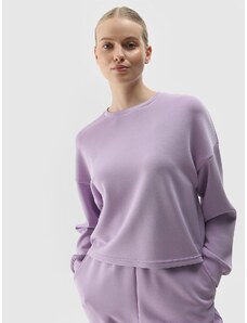 4F Sieviešu sporta džemperis ar modāla piedevu - violets
