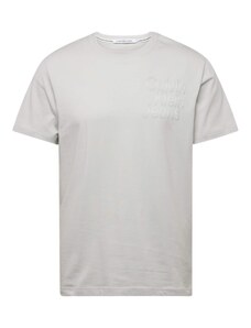 Calvin Klein Jeans T-Krekls 'DIFFUSED STACKED' pelēks