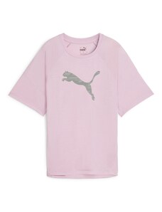 PUMA Sporta krekls 'Evostripe' pelēks / lavandas