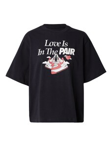 Nike Sportswear T-Krekls 'Valentin' meloņu / melns / balts