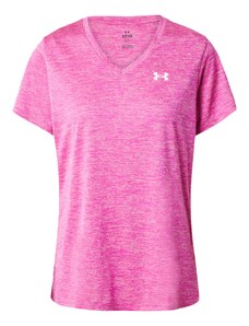 UNDER ARMOUR Sporta krekls 'Twist' gaiši rozā / balts