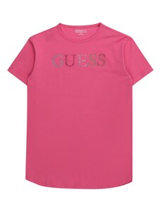 GUESS T-Krekls zelts / madženta / sudrabs