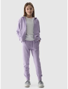 4F Jogger tipa meiteņu sporta bikses - violetas