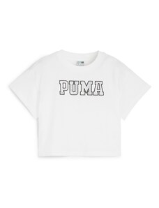 PUMA T-Krekls melns / sudrabs / balts