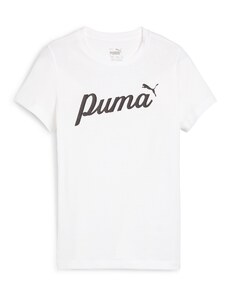 PUMA T-Krekls 'ESS' melns / balts