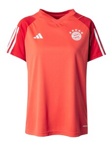 ADIDAS PERFORMANCE Sporta krekls 'Teamline' sarkans / gaiši sarkans / balts
