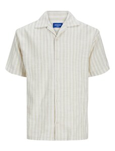 JACK & JONES Krekls 'Cabana' bēšs / krēmkrāsas / balts