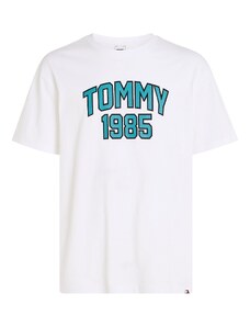 Tommy Jeans T-Krekls ciāna zils / melns / balts