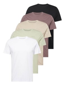 HOLLISTER T-Krekls bēšs / gaiši zaļš / ogu / melns / balts