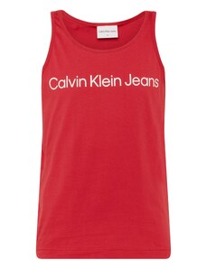 Calvin Klein Jeans T-Krekls asinssarkans / balts