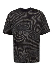 Calvin Klein Jeans T-Krekls bēšs / melns