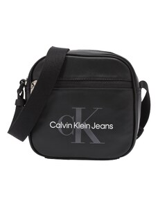 Calvin Klein Jeans Pleca soma pelēks / melns / balts