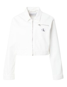 Calvin Klein Jeans Starpsezonu jaka melns / balts džinsa