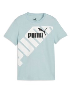 PUMA T-Krekls 'Power' debeszils / melns / balts