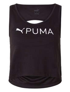 PUMA Sporta krekls 'SKIMMER' melns / balts
