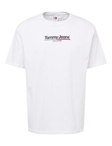 Tommy Jeans T-Krekls tumši pelēks / sarkans / balts