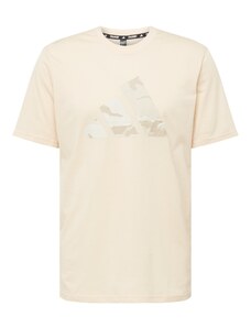 ADIDAS PERFORMANCE Sporta krekls 'TR-ESSEA BL T' krēmkrāsas / cementpelēks / gaiši bēšs / melns