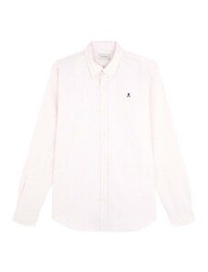 Scalpers Biroja krekls 'New Oxford' pasteļoranžs / balts